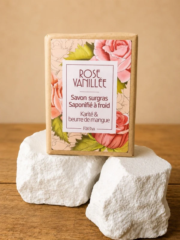 Savon rose vanillée - 100g